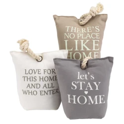 Стоппер для дверей JYSK Eigil, хлопок/железо/камень, 20x10x20 см, товар в ассортименте