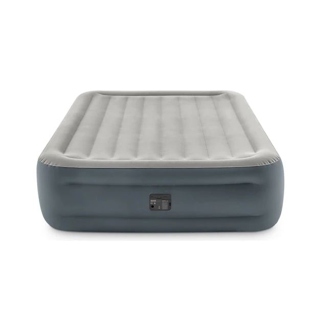 Надувная кровать Intex Dura Beam Essential Rest 64126ND, серый, 152х203х46 см