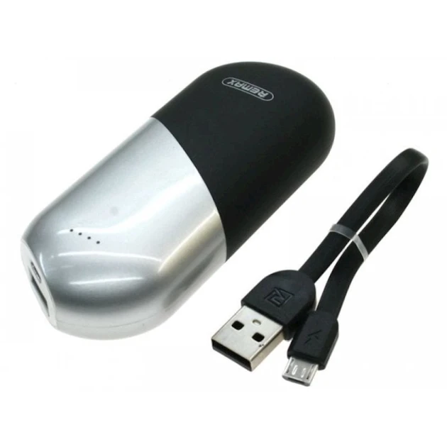 Xarici akkumulyator Remax Capsule Power Bank 5000 mAh Silver Xarici akkumulyator Remax Capsule Power Bank 5000 mAh Silver
