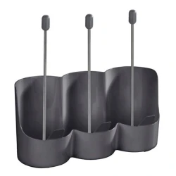 Su şüşəsi üçün altlıq Wenko Filia, 16x13.5x9 sm, plastik, qara