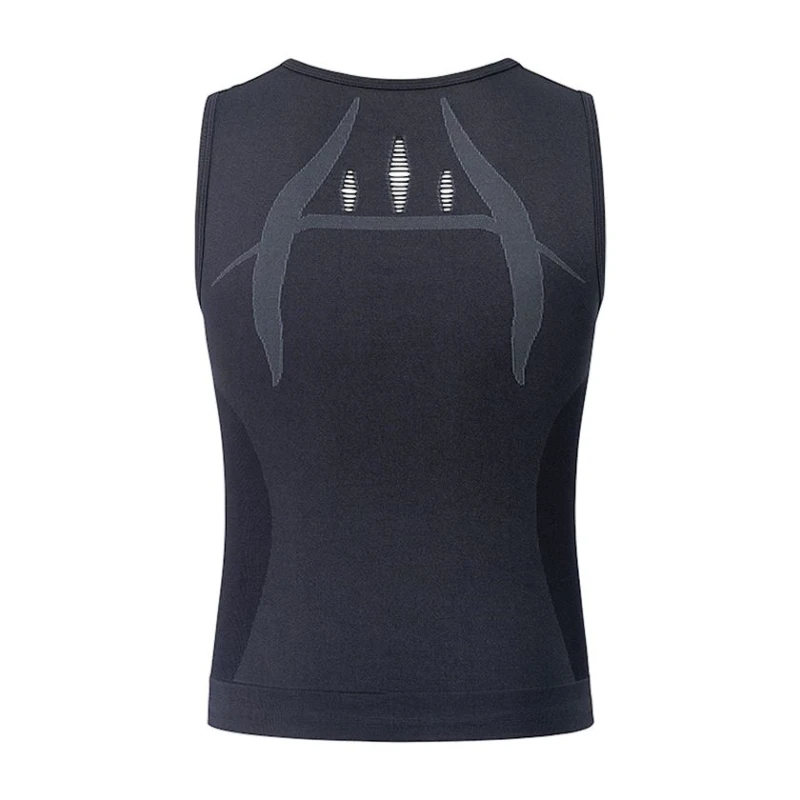 Майка мужская Santic 2C02239G, черная, полиэстер/нейлон, размер L