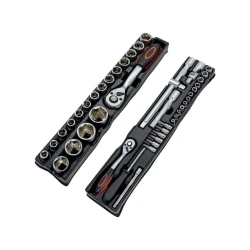 Набор инструментов dorf_81, металл, оранжевый Набор инструментов dorf_81, металл, оранжевый