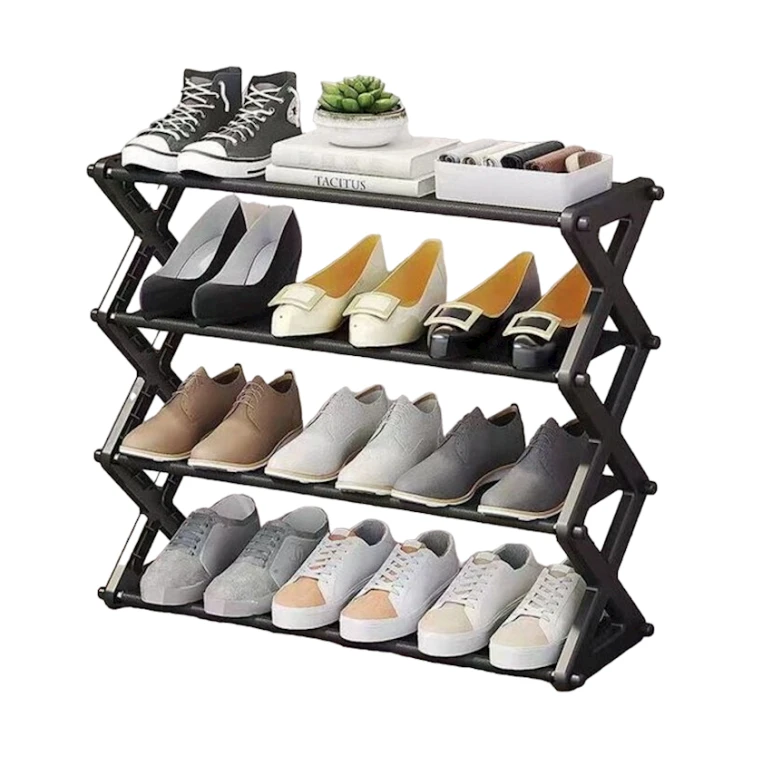 Ayaqqabı üçün altlıq HMSD_5057, 50x57x20 sm, parça içlikli, plastik, qara