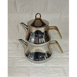 Набор чайников Oms SHA-00002519, нержавеющая сталь, серебристый, 3.6 л