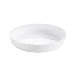 Bişirmə üçün forma Luminarc Trianon LM P4021, 26 sm, dairə, şüşə-keramika, ağ