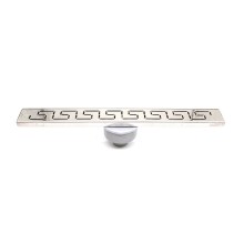 Yerüstü trap TM.17968, paslanmayan polad, 40x7 sm
