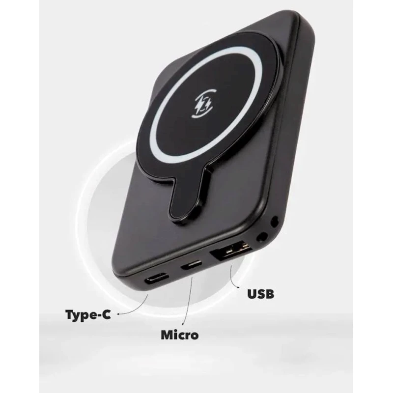 Беспроводной внешний аккумулятор Ansty AP-16, 6000 mAh Black Беспроводной внешний аккумулятор Ansty AP-16, 6000 mAh Black