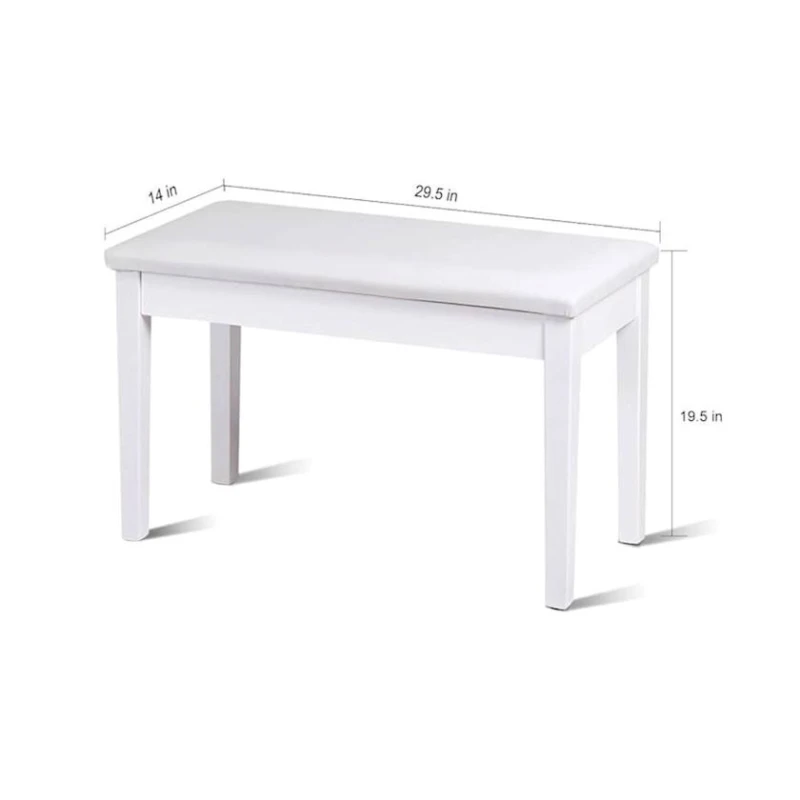 Банкетка RST-0306, 73х33х45 см, МДФ, белый Банкетка RST-0306, 73х33х45 см, МДФ, белый