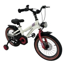 Uşaq velosipedi smr487, ağ/qırmızı