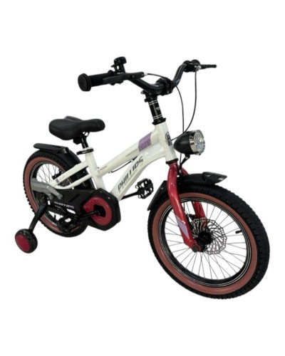 Uşaq velosipedi smr487, ağ/qırmızı