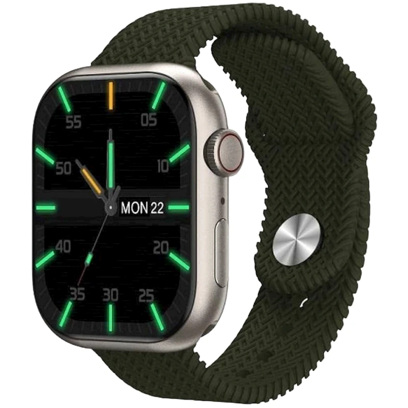 Ağıllı saat üçün kəmər 45-49 mm Green Ağıllı saat üçün kəmər 45-49 mm Green