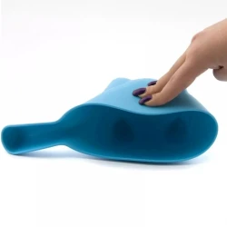 Ковшик для купания ребенка Roxy Kids RBS-003-B, полипропилен, синий, 22x19x14 см, 0.8 л