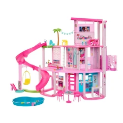 Дом для кукол Barbie HMX10 Dreamhouse, 75+ шт, 3+ лет, разноцветный