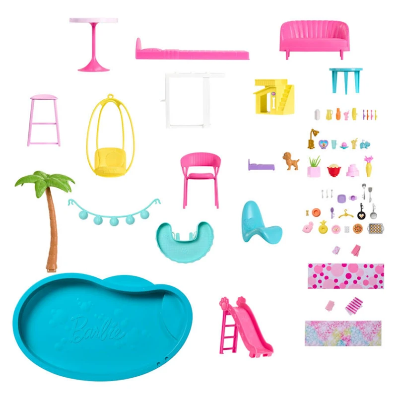 Дом для кукол Barbie HMX10 Dreamhouse, 75+ шт, 3+ лет, разноцветный Дом для кукол Barbie HMX10 Dreamhouse, 75+ шт, 3+ лет, разноцветный