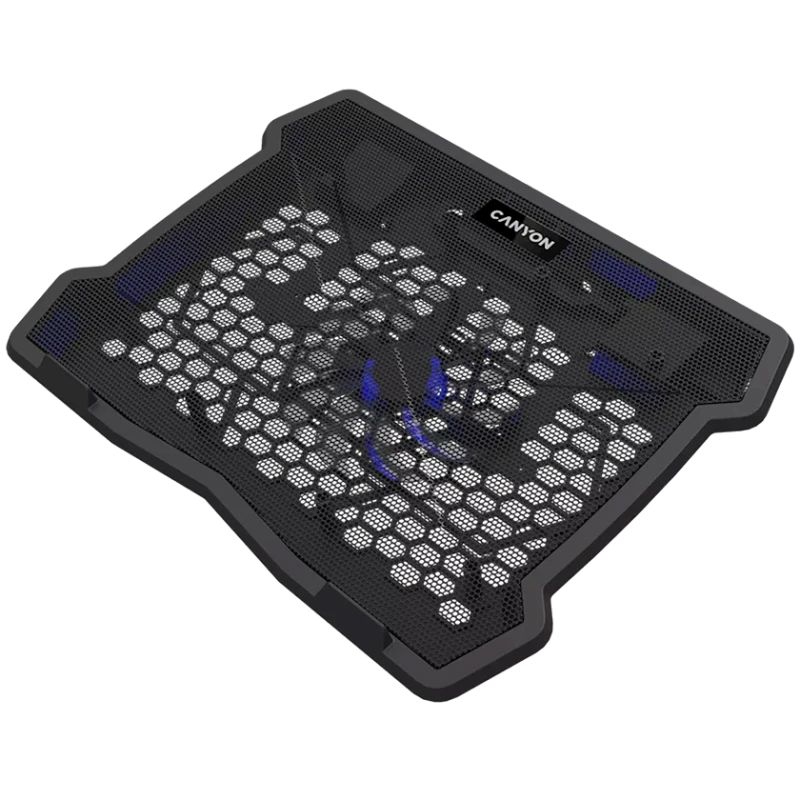 Подставка для ноутбука Canyon NS02 1xFan 2xUSB LED Black (CNE-HNS02) Подставка для ноутбука Canyon NS02 1xFan 2xUSB LED Black (CNE-HNS02)