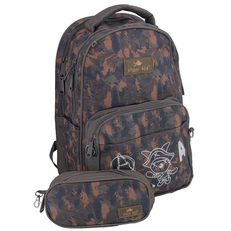 Школьный набор сумок 3 в 1 Glossy Bird GB2594P-GR зеленый