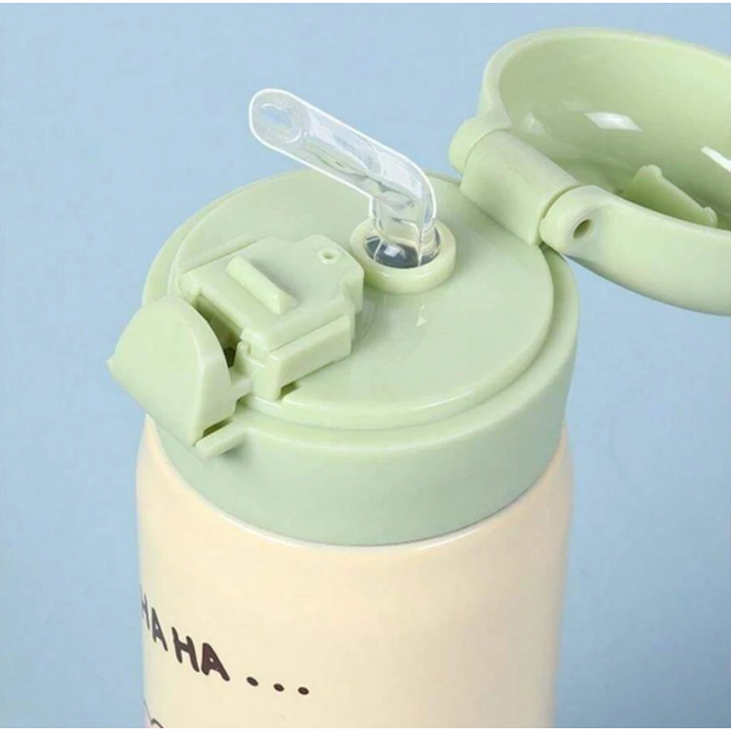 Su qabı Bear, 480 ml, paslanmayan polad, sarı