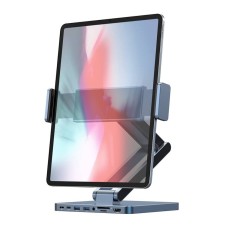 Telefon və planşet üçün masaüstü tutacaq Wiwu AH801 8-в-1 USB-C Hub Grey