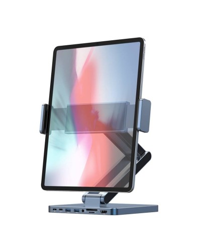 Telefon və planşet üçün masaüstü tutacaq Wiwu AH801 8-в-1 USB-C Hub Grey
