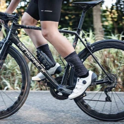 Велосипедные носки Santic Bobby W3P1392, нейлон/спандекс, черный