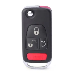 Складной чехол для дистанционного ключа для Mercedes-Benz, 4-кнопочный