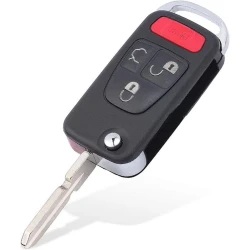 Складной чехол для дистанционного ключа для Mercedes-Benz, 4-кнопочный