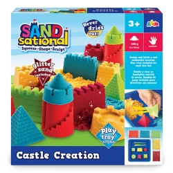Кинетический песок Addo 318-22129-BD SANDsational Castle Creation, 500 г