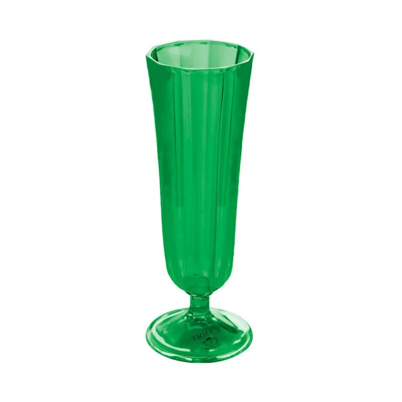 Бокал Porland Champagne, стекло, зеленый, 130 мл Бокал Porland Champagne, стекло, зеленый, 130 мл