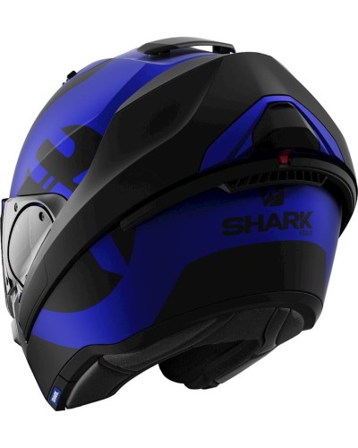 Motosikl dəbilqəsi Shark Evo ES Kedje Matt, ölçü M, qara/göy