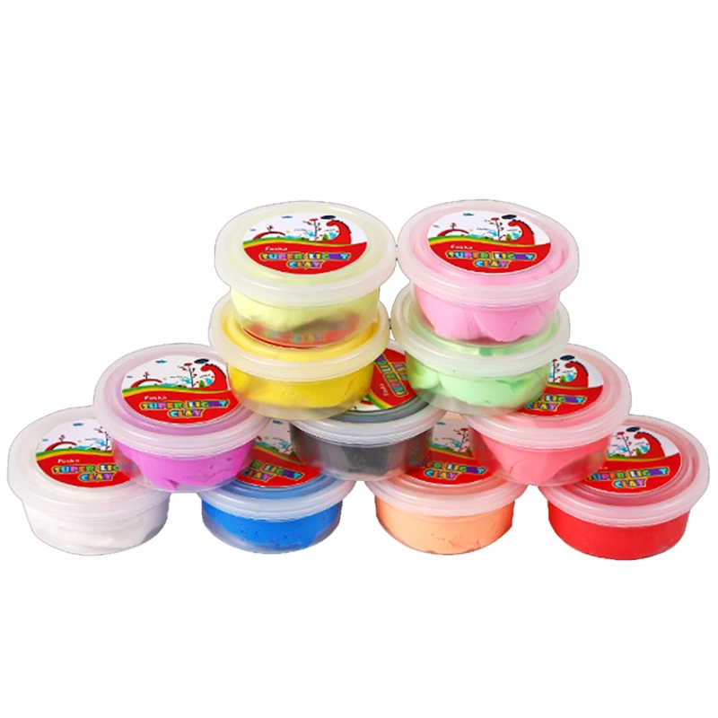 Разноцветный легкий пластилин Foska 16 г Разноцветный легкий пластилин Foska 16 г