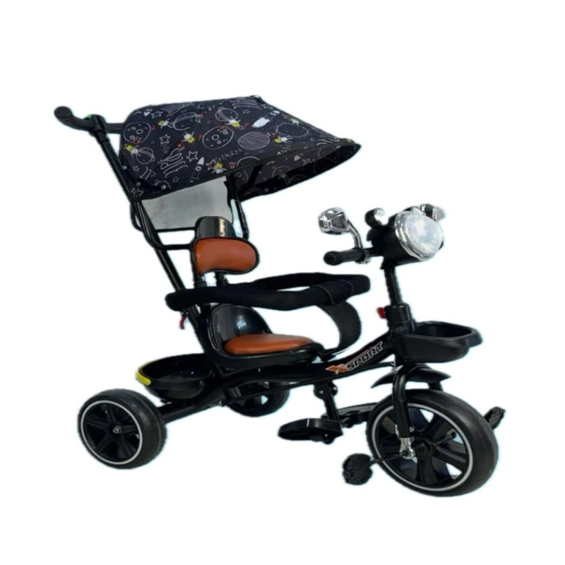 Детский трехколесный велосипед BB-267, 3-5 лет, черный