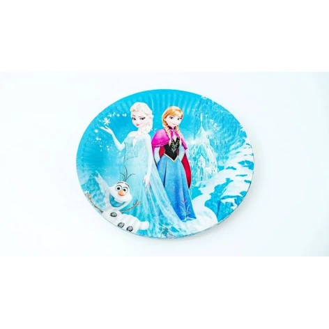 Набор тарелок PW00344 Frozen, 10 шт, круглые Набор тарелок PW00344 Frozen, 10 шт, круглые