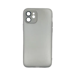 Çexol SS538 Apple iPhone 12 üçün, Mat Boz