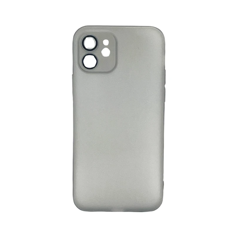 Çexol SS538 Apple iPhone 12 üçün, Mat Boz