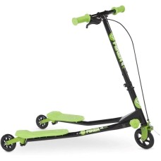 Uşaqlar üçün samokat Yvolution Yfliker A1 Air 100029, yaşıl/qara