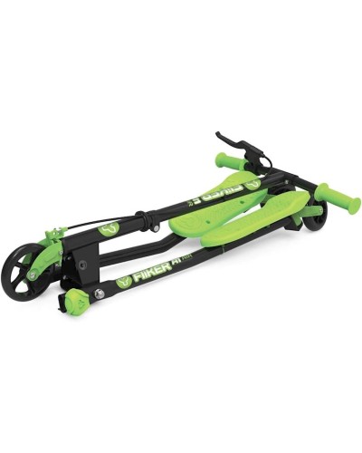 Uşaqlar üçün samokat Yvolution Yfliker A1 Air 100029, yaşıl/qara