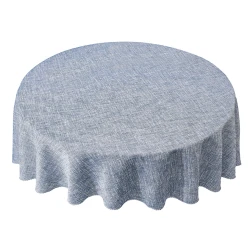 Скатерть Porland Mell 04STY007942, круглая, 160 см, голубой Скатерть Porland Mell 04STY007942, круглая, 160 см, голубой