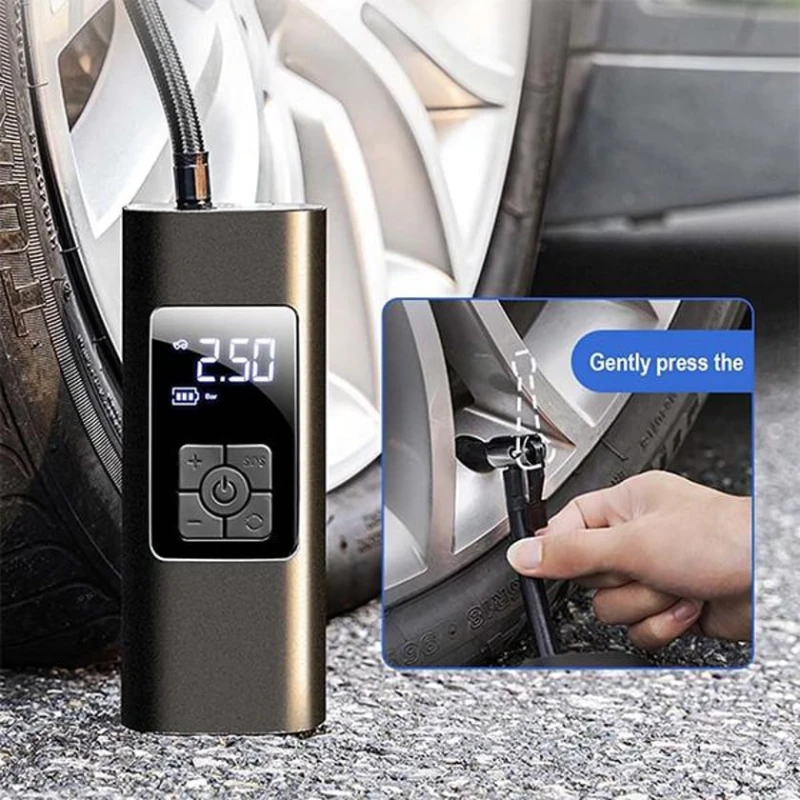 Компрессор автомобильный EB_981 черный