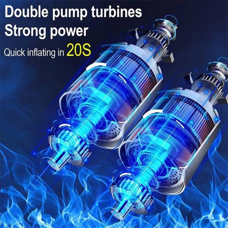 Компрессор автомобильный EB_981 черный