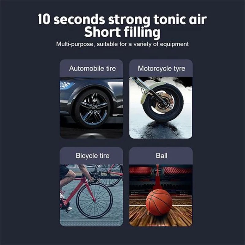 Компрессор автомобильный EB_981 черный