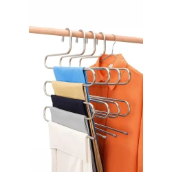 Вешалка для брюк AA78p, 37x31 см, металл, серебристая Вешалка для брюк AA78p, 37x31 см, металл, серебристая