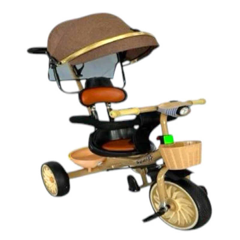 Uşaqlar üçün üçtəkərli velosiped 063_RB_210967, qəhvəyi