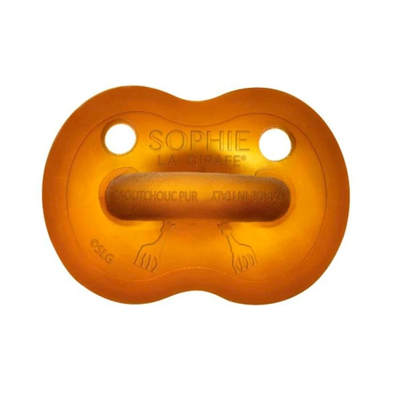 Пустышка Sophie la Girafe, анатомическая, 0-6 месяцев, каучук, коричневый Пустышка Sophie la Girafe, анатомическая, 0-6 месяцев, каучук, коричневый