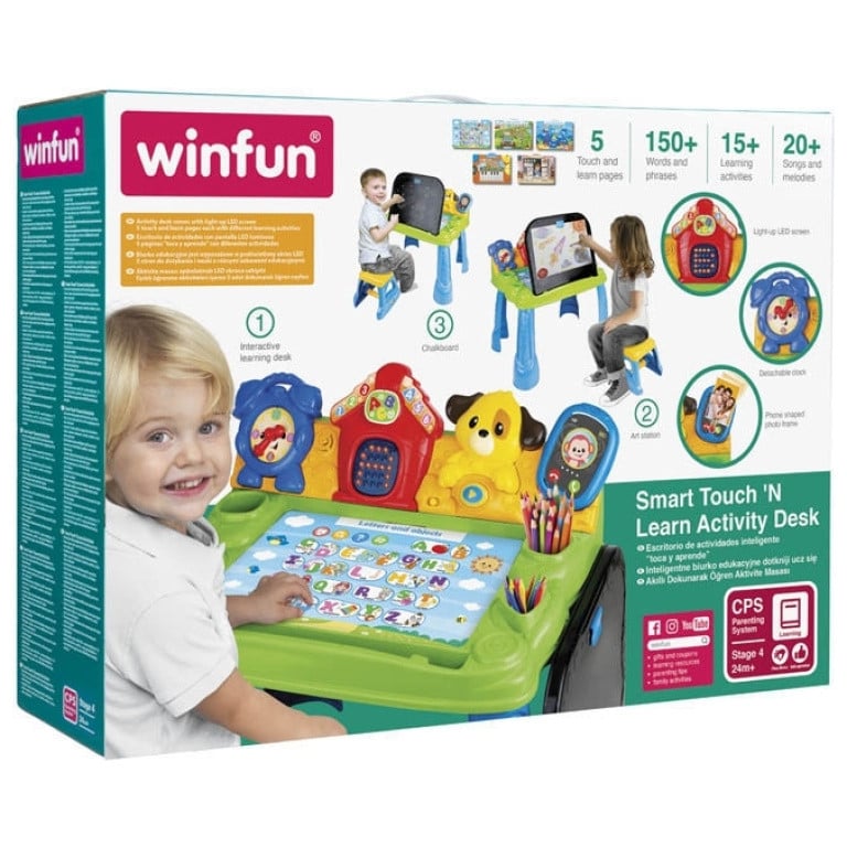 Развивающий стол Winfat Smart Touchn 'n Learn Activity Desk, 3+ лет Развивающий стол Winfat Smart Touchn 'n Learn Activity Desk, 3+ лет