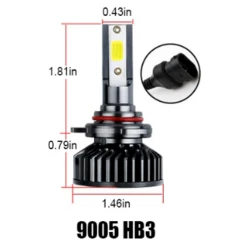 İşıqdiodlu lampa Yobis T18 mini LED 9005