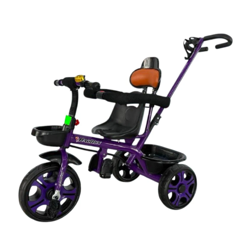 Uşaqlar üçün üçtəkərli velosiped 009_RB_210967, bənövşəyi