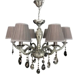 Люстра подвесная Şəms Aydınlatma N 184-6, бежевая