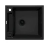 Кухонная мойка Deante Magnetic N103, гранит, черная, 56x50x21.9 см
