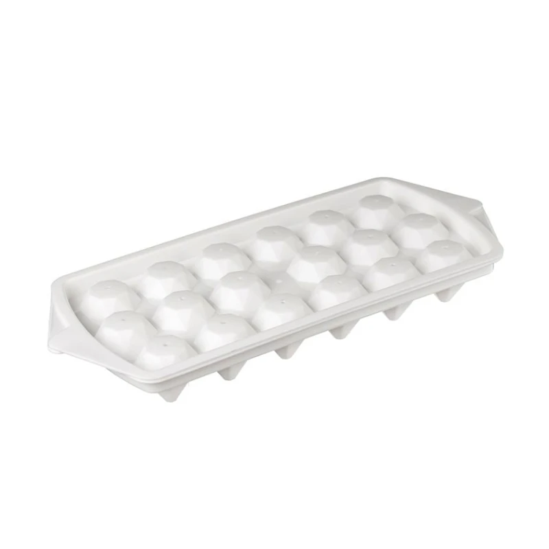 Форма для льда Plast Team Verona, 27x12.3x3.5 см, пластик, белая Форма для льда Plast Team Verona, 27x12.3x3.5 см, пластик, белая