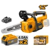 Аккумуляторная цепная пила Ingco CGSLI201286, 20В, 4.0 А·ч, Li-Ion